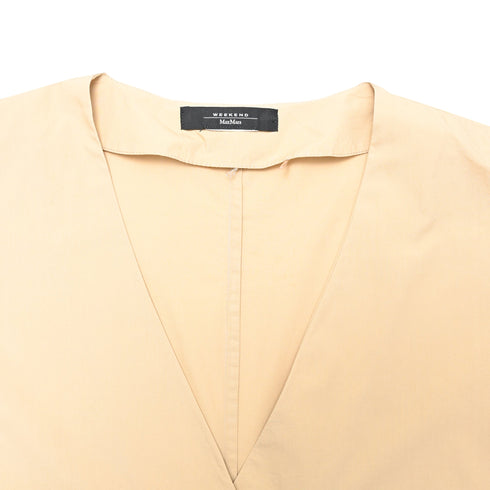 Women's Weekend Max Mara Mitico Midi Dress in Beige Cotton