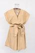 Women's Weekend Max Mara Mitico Midi Dress in Beige Cotton