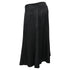 Women's Armani A-Line Midi Skirt in Black Silk