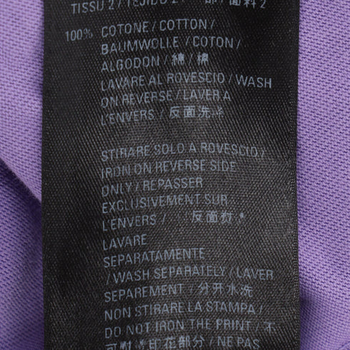 Men's Balenciaga Caps Destroyed Oversize Fit Hoodie in Purple Cotton