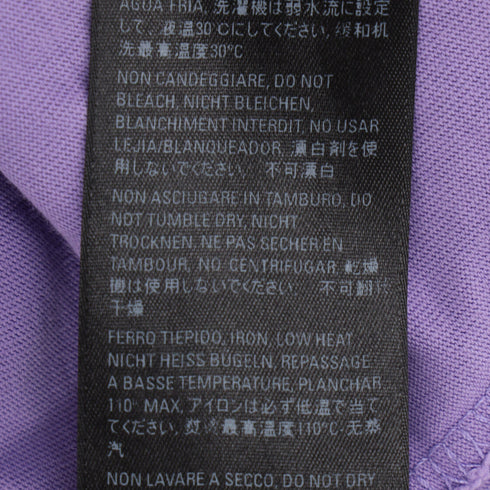 Men's Balenciaga Caps Destroyed Oversize Fit Hoodie in Purple Cotton