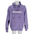 Men's Balenciaga Caps Destroyed Oversize Fit Hoodie in Purple Cotton