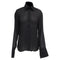 Women's Dolce and Gabbana Collared Sheer Longsleeve Blouse in Black Viscose