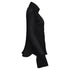 Women's Dolce and Gabbana Collared Sheer Longsleeve Blouse in Black Viscose