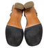 Women's Celine Bam Bam Sandal Heels in Brown Leather
