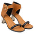Women's Celine Bam Bam Sandal Heels in Brown Leather