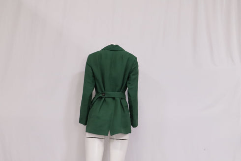 Women's 'S Max Mara Sofia Blazer in Green Linen