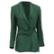 Women's 'S Max Mara Sofia Blazer in Green Linen