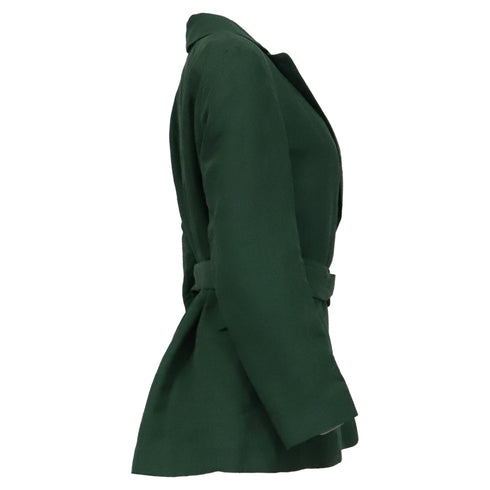 Women's 'S Max Mara Sofia Blazer in Green Linen