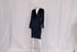 Women's Gucci Leopard Pattern Faux Wrap Dress in Navy Blue Velvet