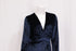 Women's Gucci Leopard Pattern Faux Wrap Dress in Navy Blue Velvet