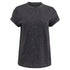 Women's Brunello Cucinelli Crew Neck Short Sleeve T-Shirt in Grey Cotton