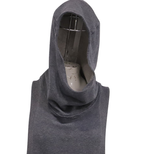 Women's Marni Hooded Sleeveless Top in Grey Cotton