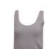 Women's Dries Van Noten Ribbed Tank Top in White Cotton