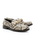 Women's Gucci Python Embossed Logo Loafers - Size 7.5 / 37.5