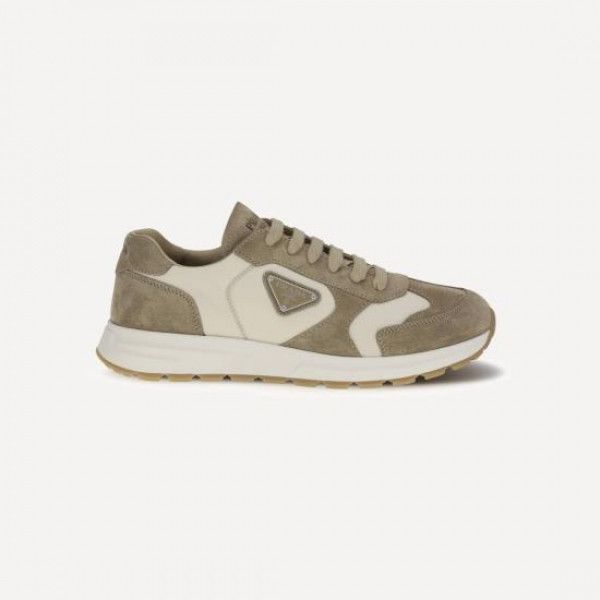 Men's Suede And Nylon Sneakers