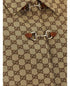 Women's Canvas Jacket With Gg Horsebit