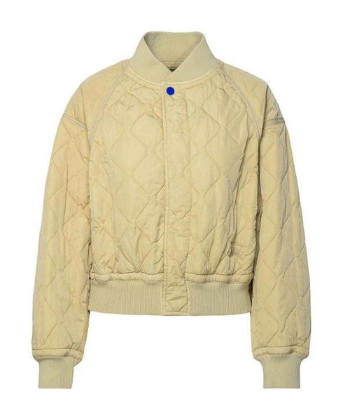 Women's Quilted Nylon Bomber Jacket