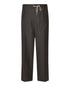 Men's Pinstripe Wool Drawstring Trousers