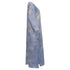 Women's Oscar de la Renta Floral Caftan Dress in Light Blue Polyester