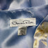 Women's Oscar de la Renta Floral Caftan Dress in Light Blue Polyester
