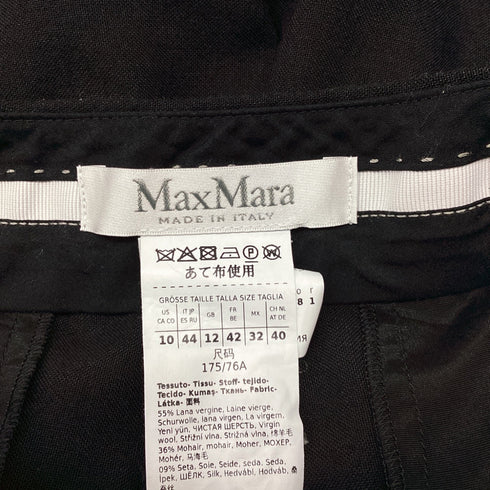 Women's Max Mara Mini Shorts in Black Wool