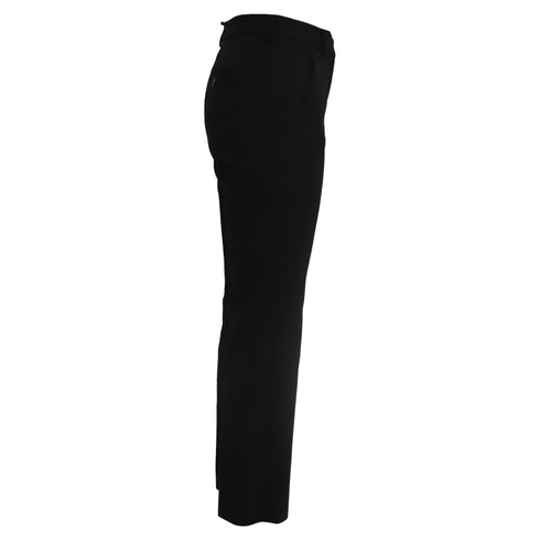 Women's Max Mara Weeken Cropped Trousers in Black Polyester