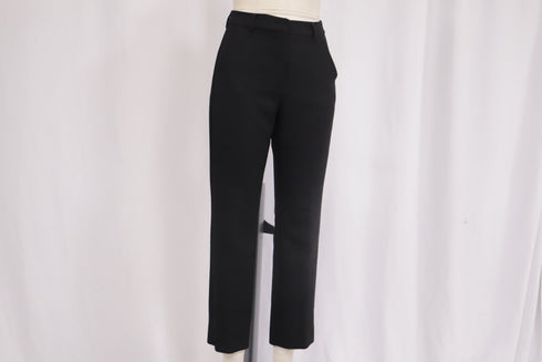Women's Max Mara Weeken Cropped Trousers in Black Polyester