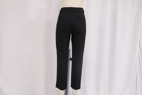 Women's Max Mara Weeken Cropped Trousers in Black Polyester