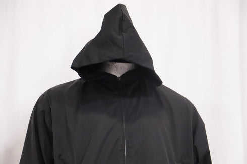 Men's Fear Of God Hooded Jacket in Black Nylon