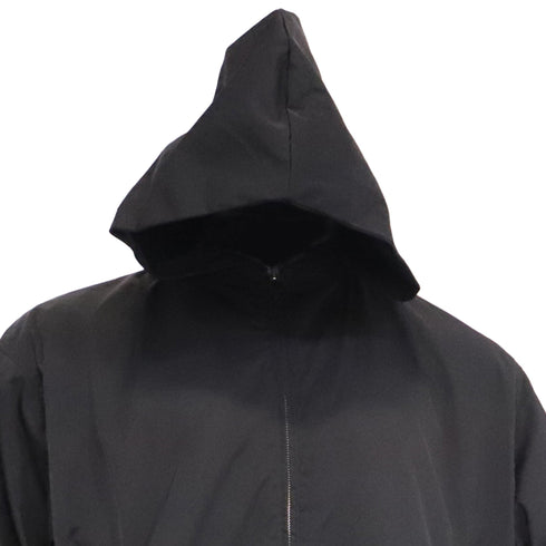 Men's Fear Of God Hooded Jacket in Black Nylon