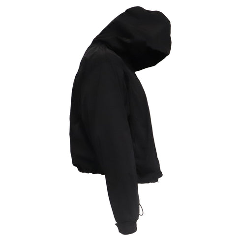 Men's Fear Of God Hooded Jacket in Black Nylon