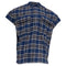 Men's Fear of God Checkered Flannel Vest in Blue Cotton