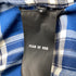 Men's Fear of God Checkered Flannel Vest in Blue Cotton
