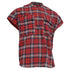 Men's Fear Of God Checkered Flannel Vest in Red Cotton