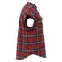 Men's Fear Of God Checkered Flannel Vest in Red Cotton
