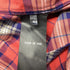 Men's Fear Of God Checkered Flannel Vest in Red Cotton