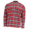 Men's Fear Of God Plaid Flannel in Red Cotton