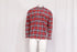 Men's Fear Of God Plaid Flannel in Red Cotton