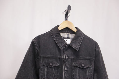 Men's Saint Laurent Denim Jacket in Grey Cotton