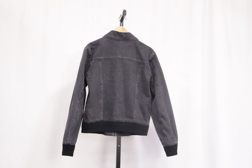 Men's Saint Laurent Denim Jacket in Grey Cotton
