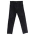 Men's Saint Laurent High Rise Straight Leg Denim Pants in Black Cotton