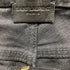 Men's Saint Laurent High Rise Straight Leg Denim Pants in Black Cotton