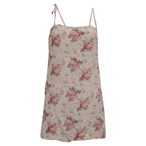 Women's Reformation Floral-Print Mini Dress in Multicolor Viscose