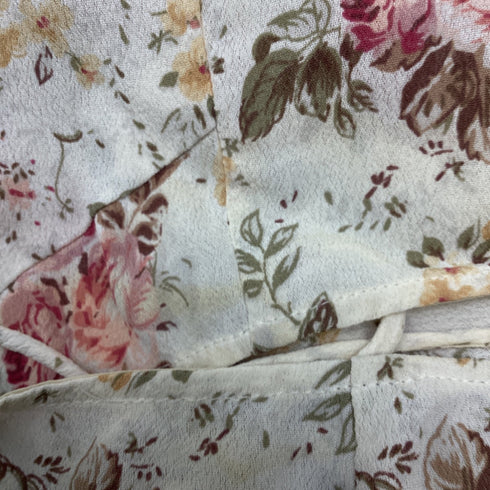 Women's Reformation Floral-Print Mini Dress in Multicolor Viscose