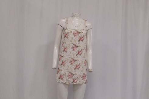 Women's Reformation Floral-Print Mini Dress in Multicolor Viscose