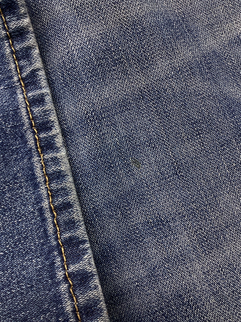 Men's Saint Laurent Mid Rise Jeans in Blue Cotton