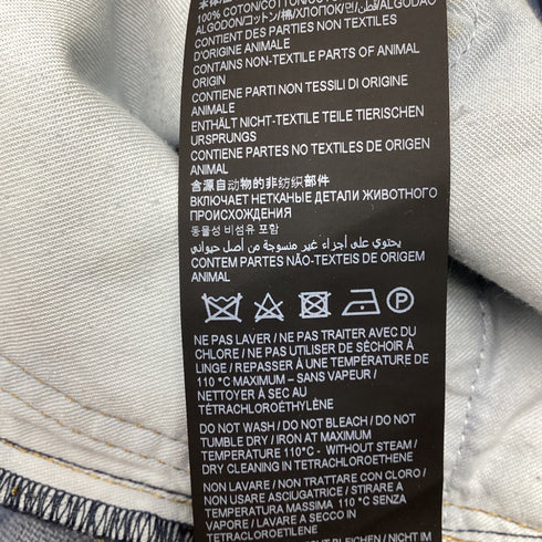 Men's Saint Laurent Mid Rise Jeans in Blue Cotton