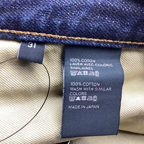 Men's Louis Vuitton Vintage Straight Leg Denim Jeans in Navy Blue Cotton