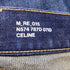 Men's Celine Straight Leg Denim Jeans in Navy Blue Cotton